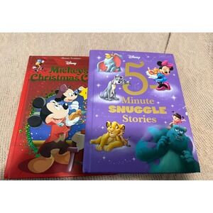 Disney Book Bundle Mickeys Christmas Carol 5-Minute Snuggle Stories Hardcover
